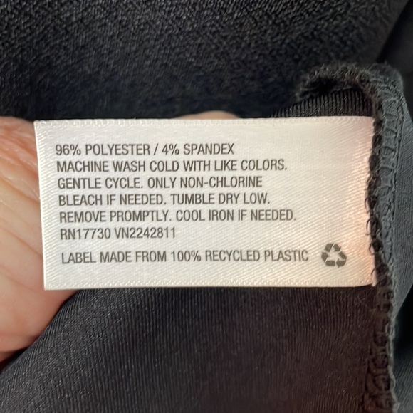 Xhilaration One Shoulder Black Side Zip Ruffle Dress - Size Large - Picture 12 of 12